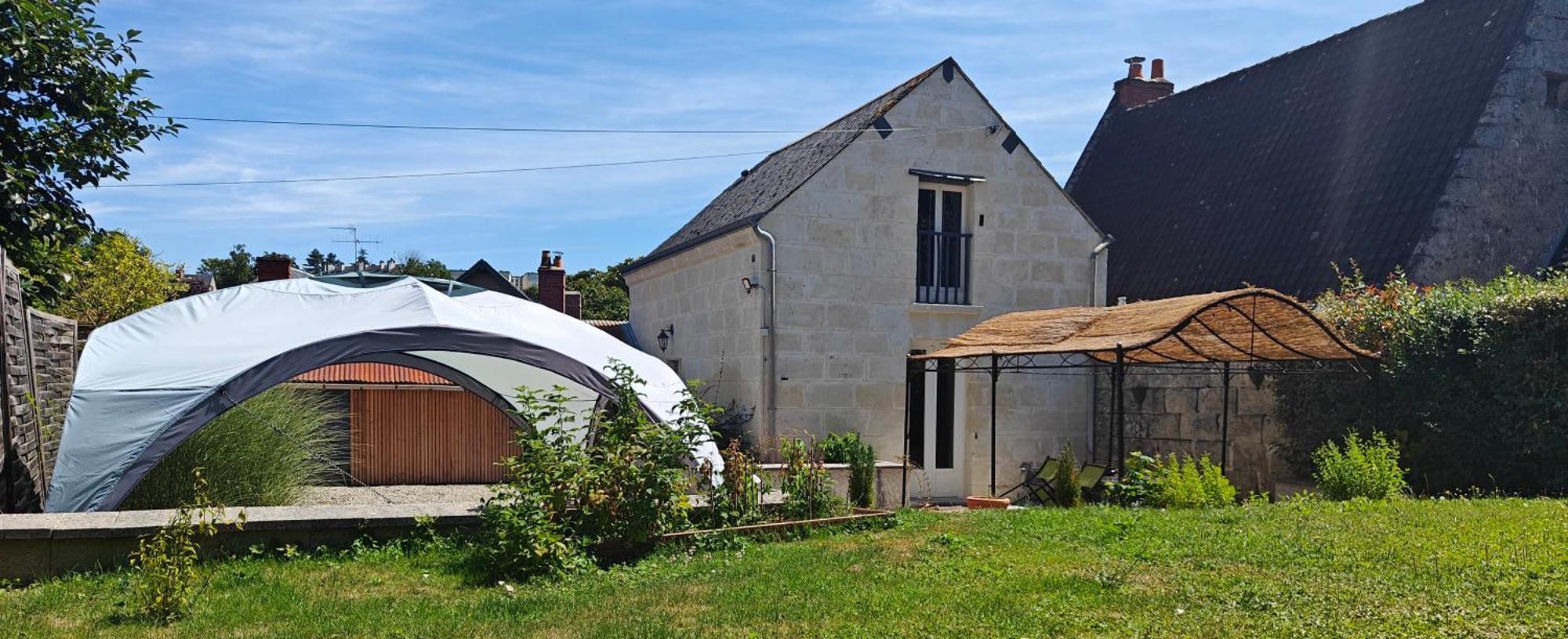 Villa Le Petit Prieure Langeais Esterno foto